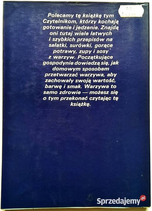 Warzywa w kuchni i na stole Kazimiera Pyszkowska sprzedam