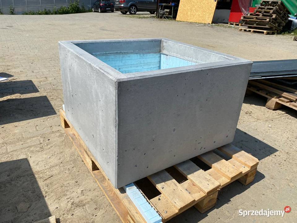 Donica betonowa duża 80x80x80h beton małopolskie Kraków