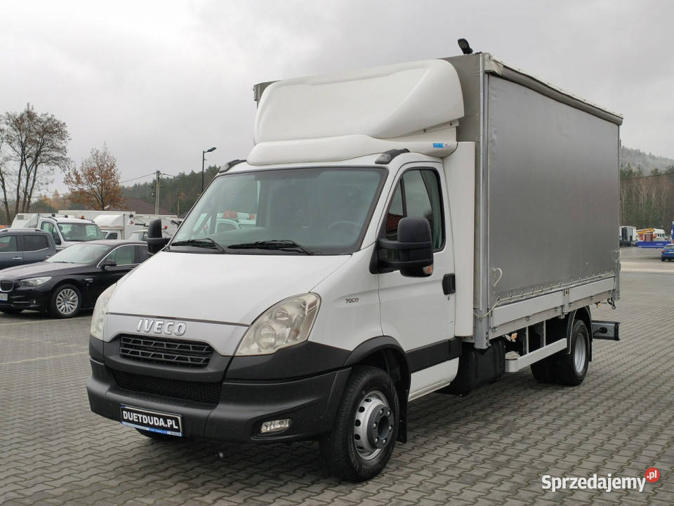 Iveco Daily 70C17 Firana Tył Drzwi Zadbany w pełny VAT Samochody ciężarowe świętokrzyskie Widełki