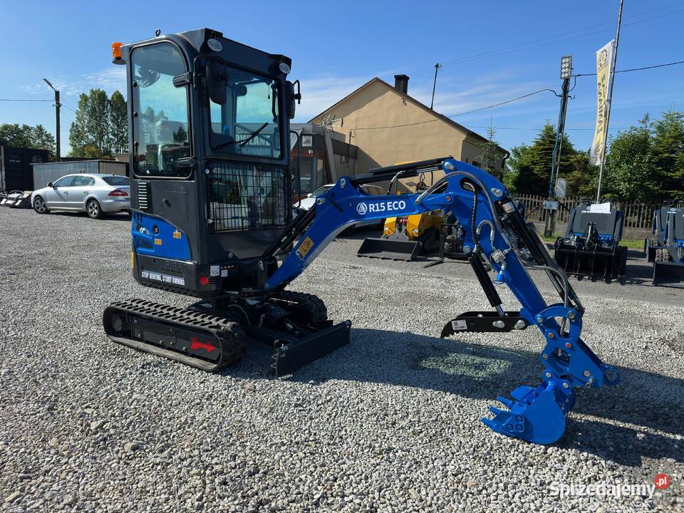 Nowa Minikoparka RIPPA R15 ECO Kubota Jcb Koparki Kraków