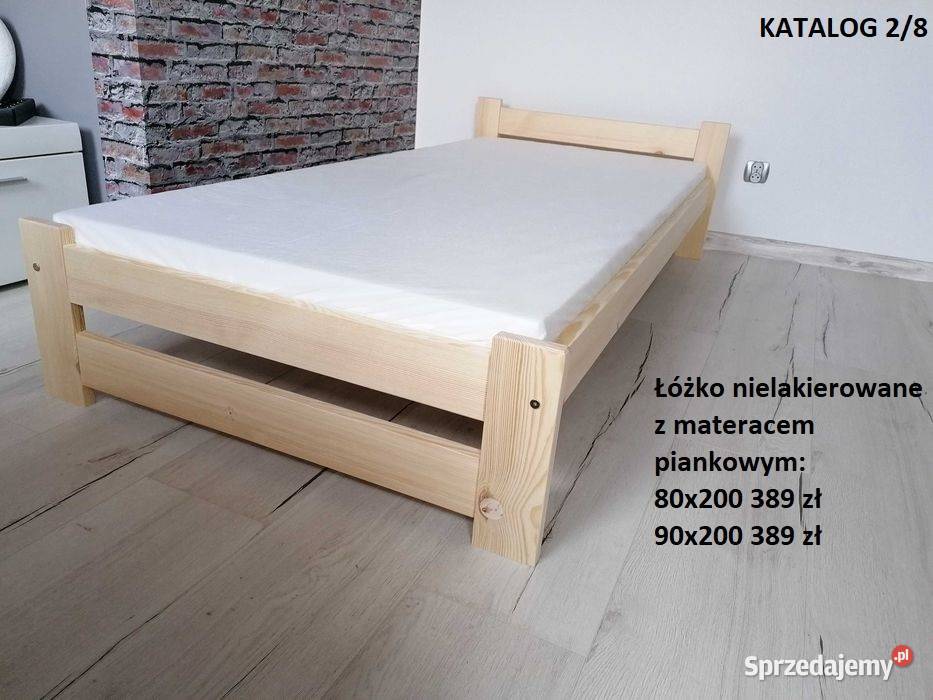 Łóżko + Materac 80x200 90x200