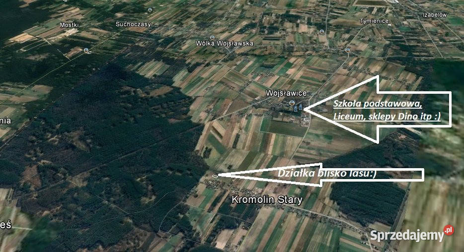 Sprzedaż działki Kromolin Stary 1398m2 Sprzedaż