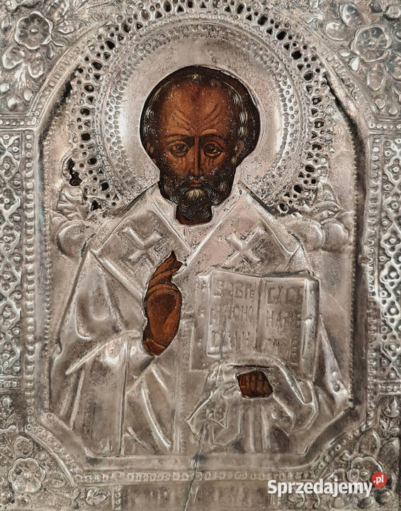 Ikona Święty Mikołaj z Miry Cudotwórca 0288 Warszawa sprzedam