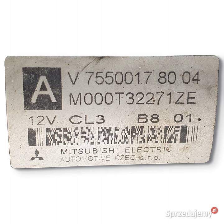 ROZRUSZNIK Peugeot 308 14 VTI V755001780 Układ elektryczny silnika Chełm