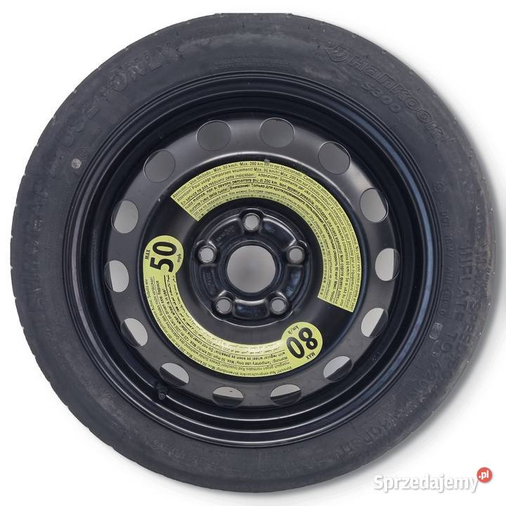 KOŁO DOJAZDOWE Audi Seat Vw Golf VI 12570 R16 Samochodowe lubelskie Chełm