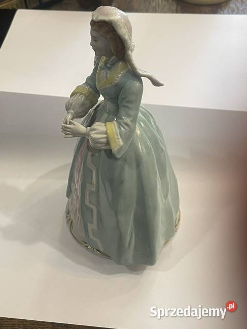 Porcelanowa figurka Sitzendorf elegancka Pozostałe Kraków