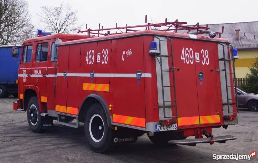 Scania LB81 strażacki pożarniczy straż pożarna 41000km Samochody ciężarowe Wolin