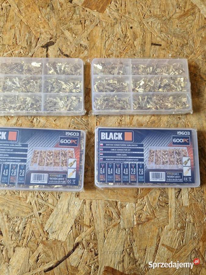 ZESTAW KONEKTORÓW ELEKTRYKA KONEKTORY WSUWKI sprzedam