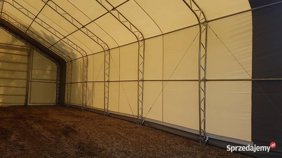 Hala namiotowa z dwuspadowym dachem 915x122m PVC sprzedam