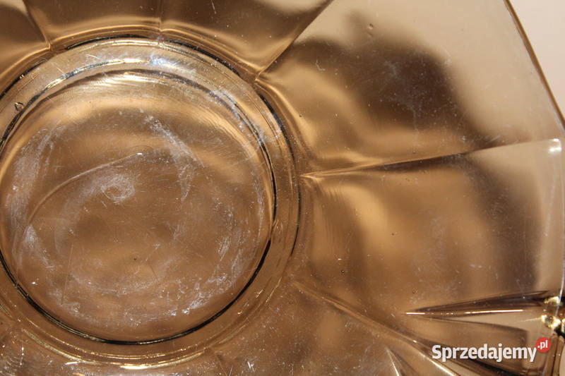 Dwie szklane patery 768 FiaF Szczecin