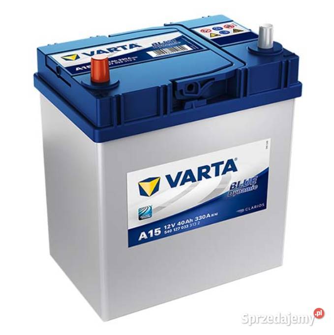 Akumulator 40Ah 330A en Varta Blue Dynamic A13 osobowe Kościerzyna sprzedam