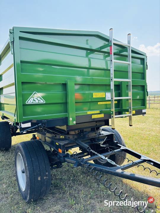 Brandys BSS AGRO 9 ton przyczepa przyczepy nieuszkodzony Maszyny rolnicze Brudzewice