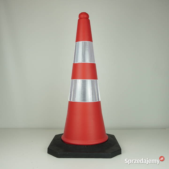 Pachołek drogowy odblaskowy twardy 75