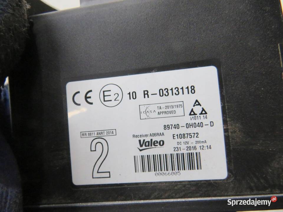 MODUŁ CENTRALNEGO ZAMKA PEUGEOT 108 C1 II AYGO osobowe sprzedam