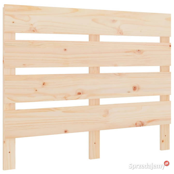 Wezgłowie łóżka 75x3x80 lite drewno sosnowe