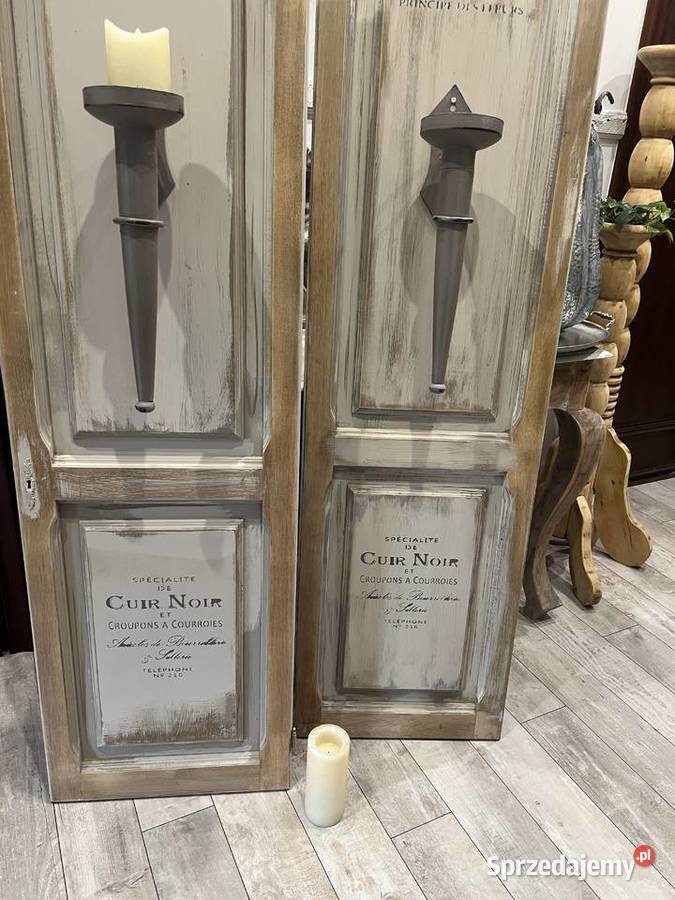 Panel dekoracja prowansalska stare drzwi Żary