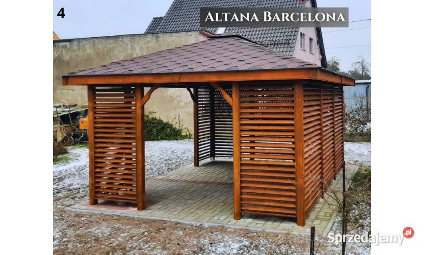Altana drewniana ogrodowa Barcelona Szybka sprzedam