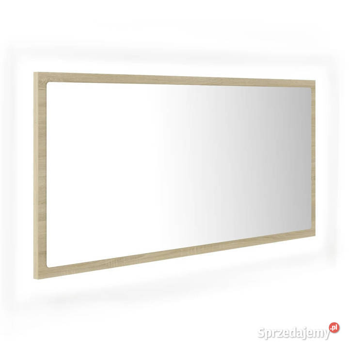 Lustro łazienkowe LED kolor dąb sonoma 90x85x37 Warszawa