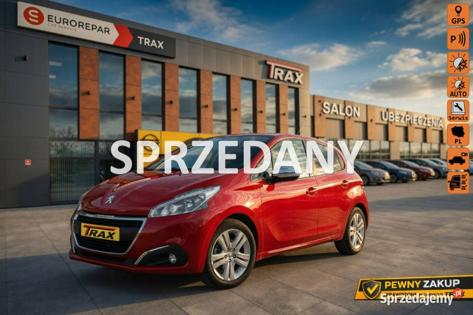 Peugeot 208 12 82 Style krajowy niski Łódź sprzedam