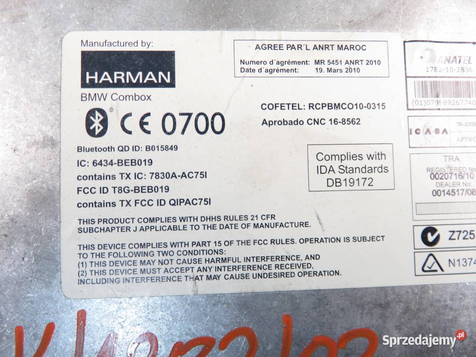 MODUŁ BMW X1 E84 9251748 osobowe małopolskie