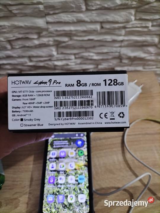 Smartfon pancerny wodoodporny NFC Drzycim