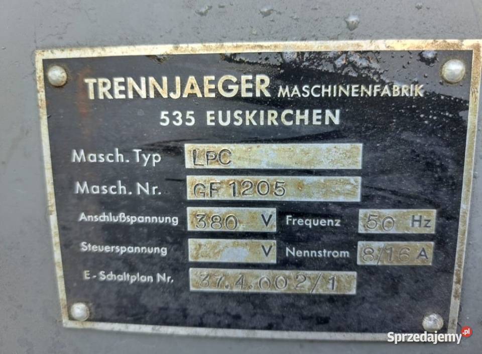 Piła tarczowa TRENNJAEGER LPC 110400 Piły tarczowe Opole sprzedam