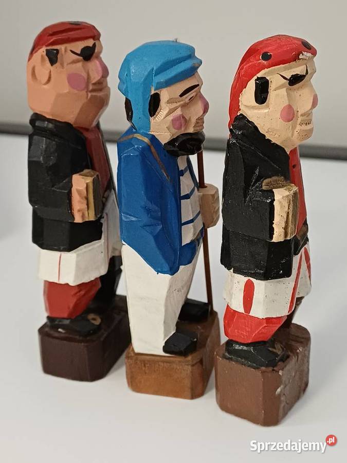Vintage figurki rzeźbione Rękodzieło Antyki, Sztuka, Kolekcje Nowy Targ sprzedam