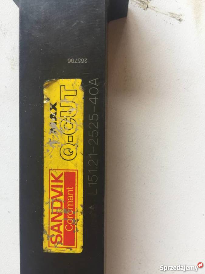 Nóż do rowkow SANDVIK QCUT L 2525 łódzkie Czarnożyły sprzedam