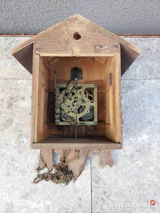 99 stary zegar kukułka szwarcwald Div Pat u GM Antyki Tczew