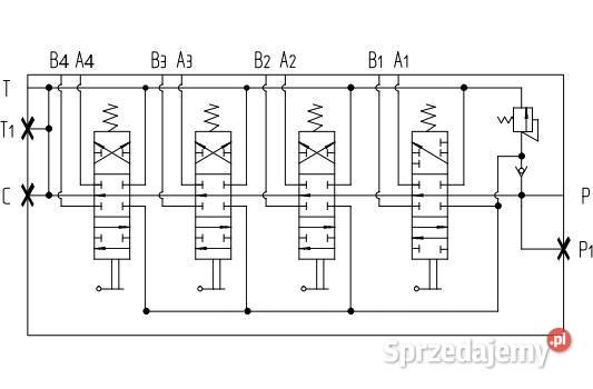 ROZDZIELACZ HYDRAULICZNY 4 SEK 40L SEKCJA NA Solec Kujawski