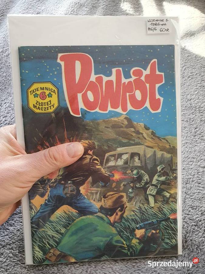 Tajemnica Złotej Maczety komplet 6 komiksów wyd