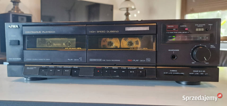 Magnetofon catette deck Aiwa ADWX505 AD WX 505 wielkopolskie Międzychód