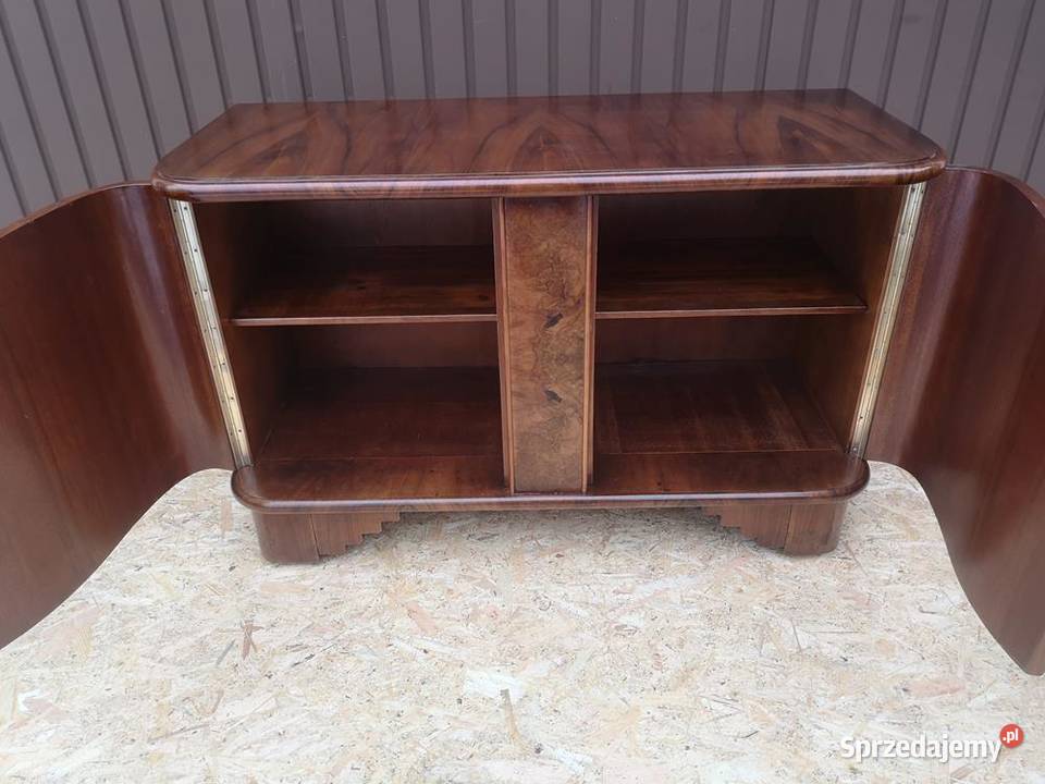 Komoda ARTDECO RTV Niska 120 Orzech Zgrabna