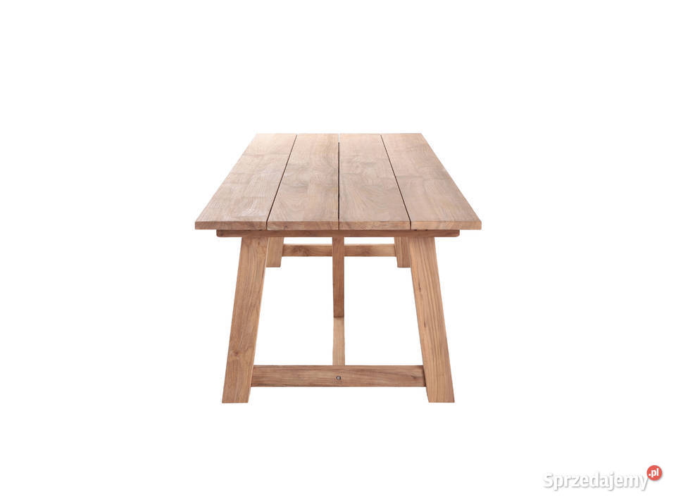 Stół Rustic 290 X 100 DESIGN DREWNO TEAK TIK Suchy Las