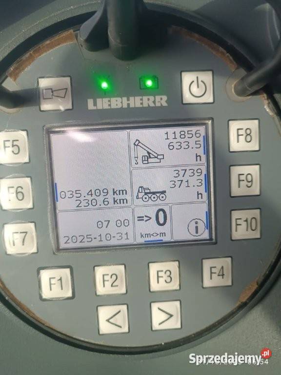 ŻURAW SAMOJEZDNY Liebherr LTM 110042 DźWIG Poznań