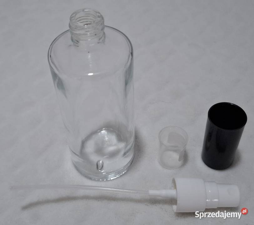 Buteleczka z atomizerem perfumach czarna 100ml śląskie Czeladź