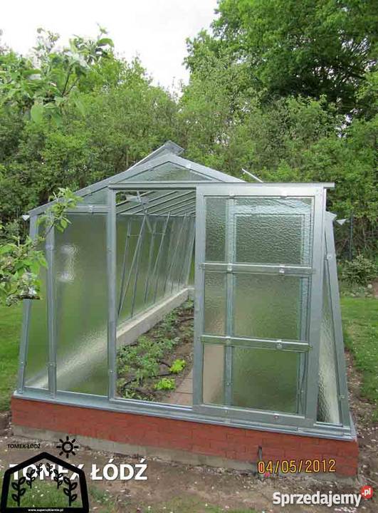 Szklarnia stalowa ocynkowana mocna szkło