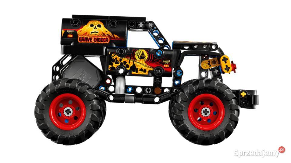LEGO TECHNIC Monster Jam Grave Digger ogień i Ełk