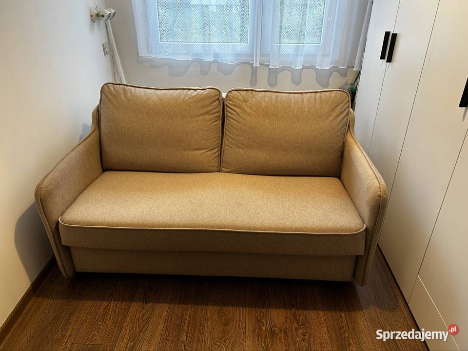 Kanapa ze stelażem włoskim i pojemnikiem tkanina śląskie Bielsko-Biała