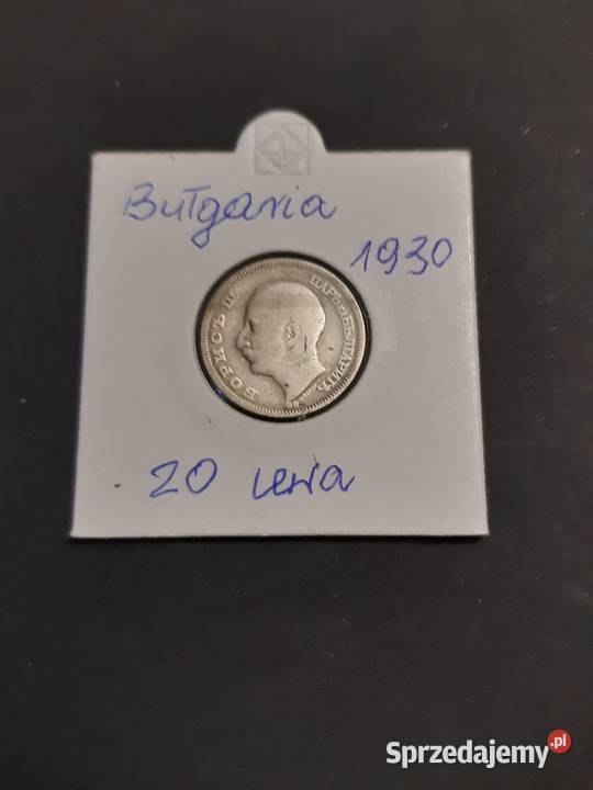 moneta srebrna Bułgarii z 1930r Numizmatyka Łomża