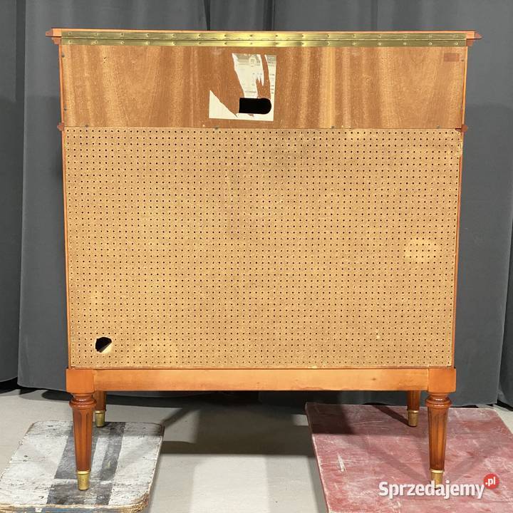 Intarsjowany wiśniowy barek komoda szafka na Meble sprzedam