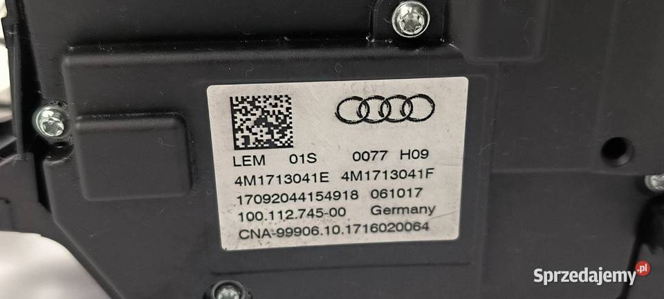 DŹWIGNIA ZMIANY BIEGÓW AUDI Q7 II 4M 4M1713041 osobowe Lipno