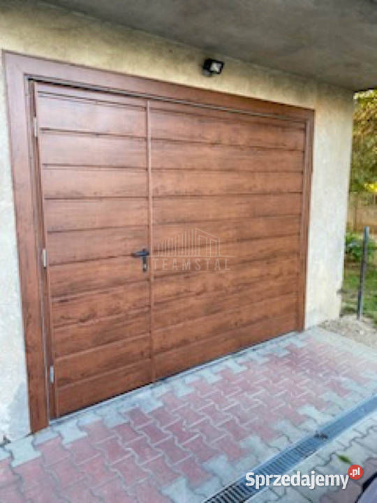 Bramy garażowe na wymiar dwuskrzydłowe ocieplone Dąbrowa Górnicza