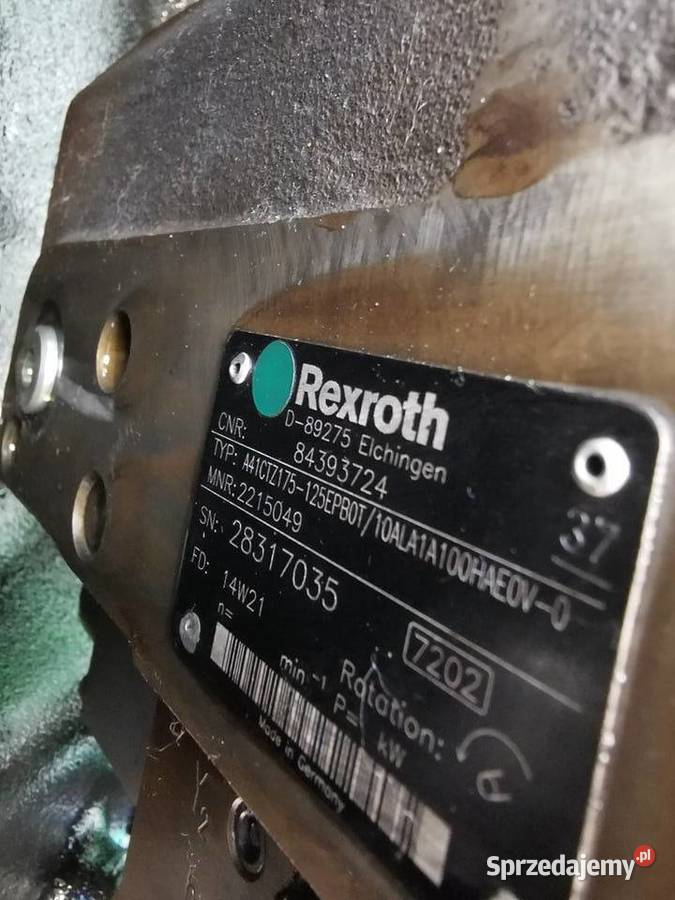 Pompa Rexroth A41CTZ175125 Case CVX 370 Magnum Pozostałe Wilkowo