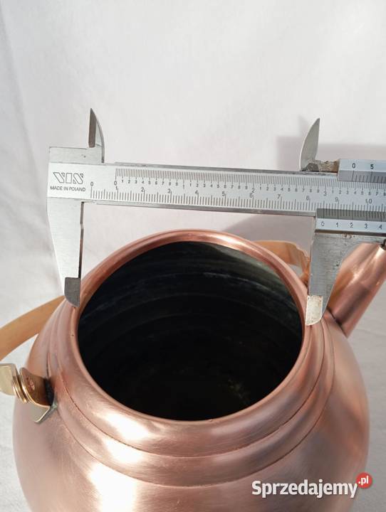 CZAJNIK IMBRYK MIEDZIANY STARY opolskie Niemodlin