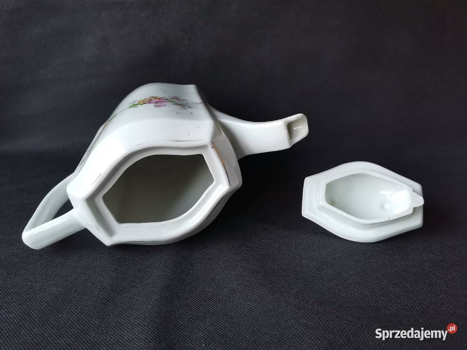 Stary przedwojenny dzbanek porcelana Śląska Katowice