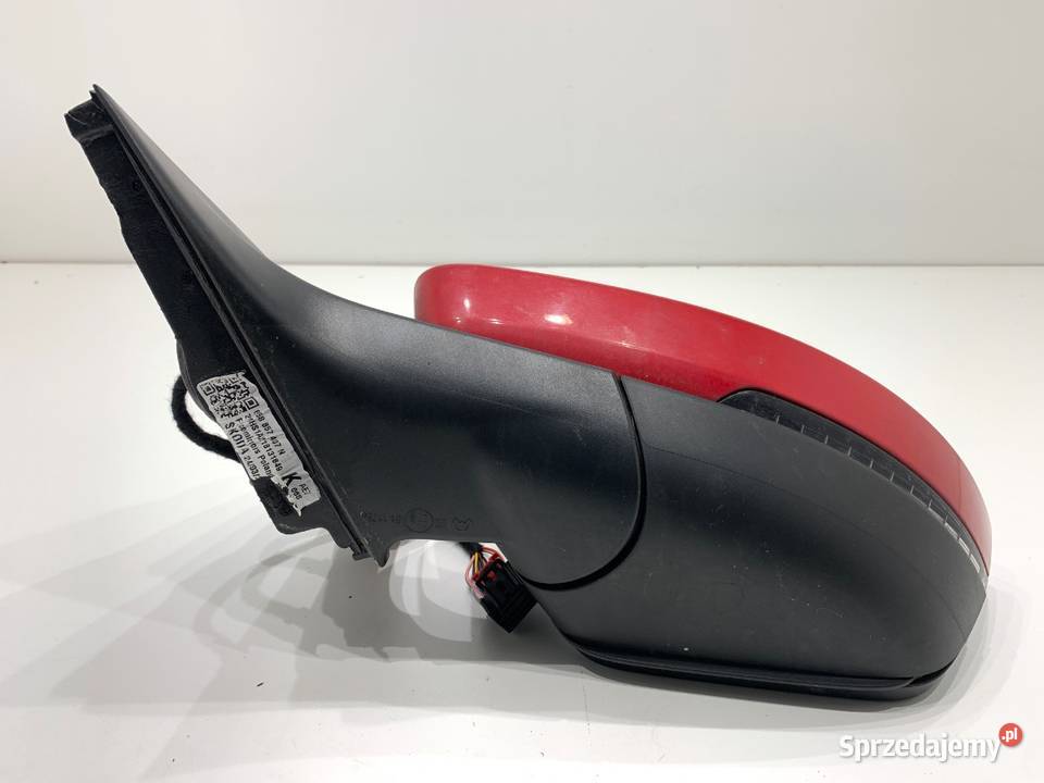 LUSTERKO LEWY SKODA KAMIQ Crossover CZERWONY