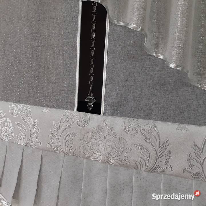 Firana panel srebrne kropeczki Mława