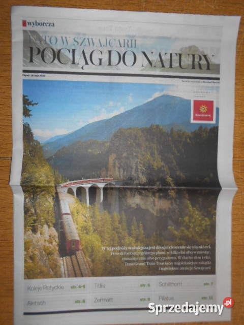Lato w Szwajcarii Pociąg do natury Gazeta Parczew