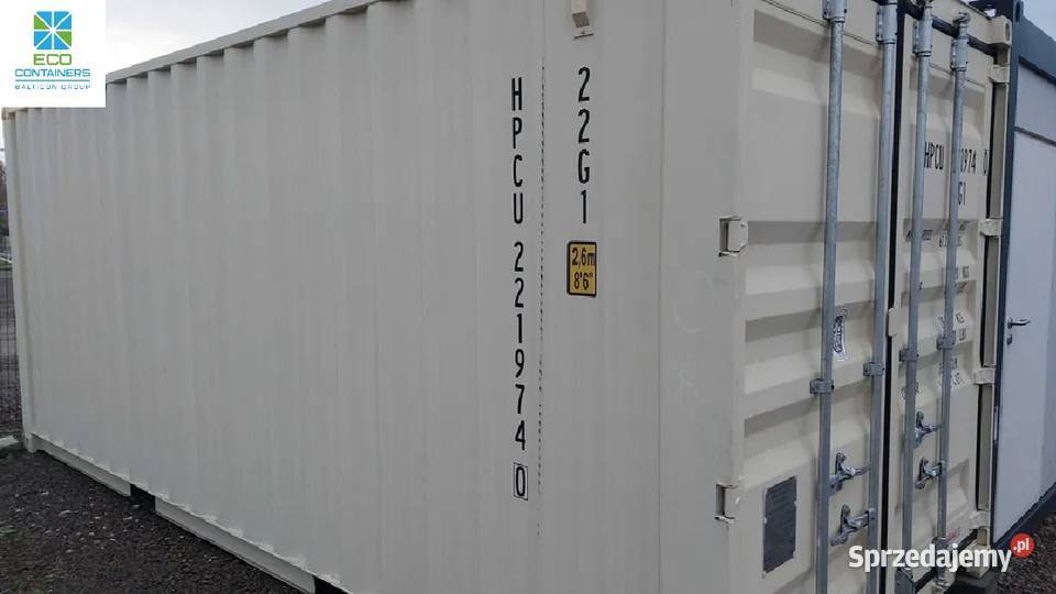 Kontener morski magazynowy 20DC 6m nowy Magazynowanie małopolskie sprzedam